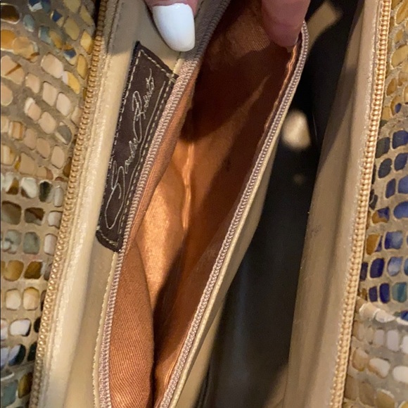 Vintage 80s Sondra Roberts Clutch Shoulder Bag - Picture 6 of 7